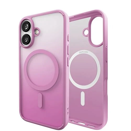 Capa Puro Gradient em TPU para iPhone 17e / 16e - Rosa