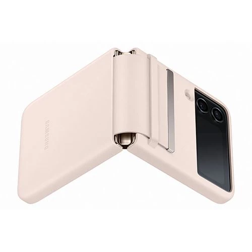 Capa Samsung Leather para Samsung Galaxy Z Flip 4 - Peach