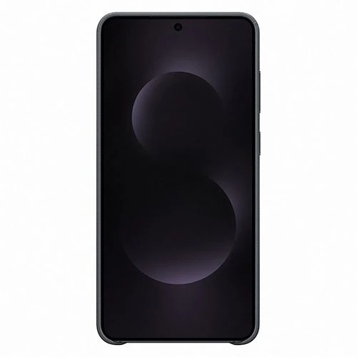 Capa Samsung em Pele Vegan para Galaxy S25 Edge - Preta