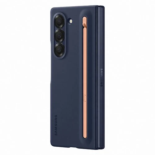 Capa Samsung + S Pen para Galaxy Z Fold6 - Azul Escura
