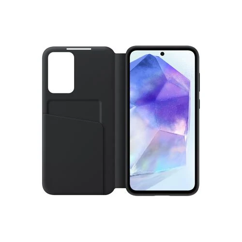 Capa Samsung Smart View Wallet para Galaxy A35 - Preto
