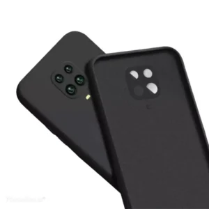 Capa Silicone Líquido para Xiaomi Redmi Note 9s - Preto