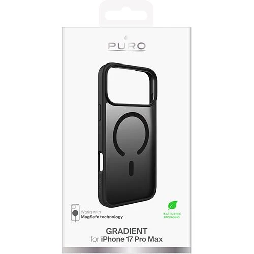 Capa TPU com MagSafe Puro Gradient para iPhone 17 Pro Max- Preto