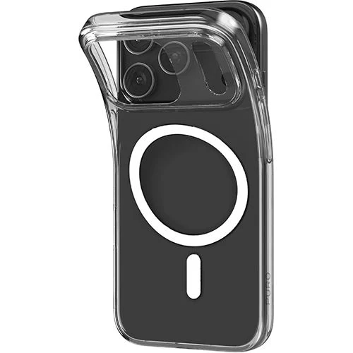 Capa TPU Puro Mag 0.3 para iPhone 17 Pro Max - Transparente