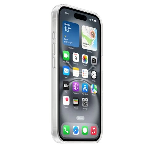 Capa Transparente com MagSafe para iPhone 16 Plus