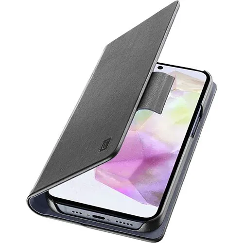Capa Wallet Cellular Line Protect Book para Samsung Galaxy A36 / A56 - Preto