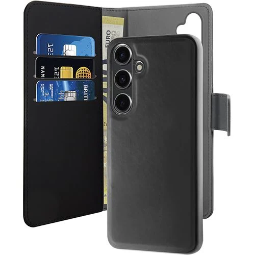 Capa Wallet em Pele com Capa Destacável Puro para Samsung Galaxy S24