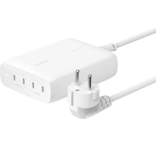 Carregador Belkin BoostCharge Pro 4x USB-C GaN 200W - Branco