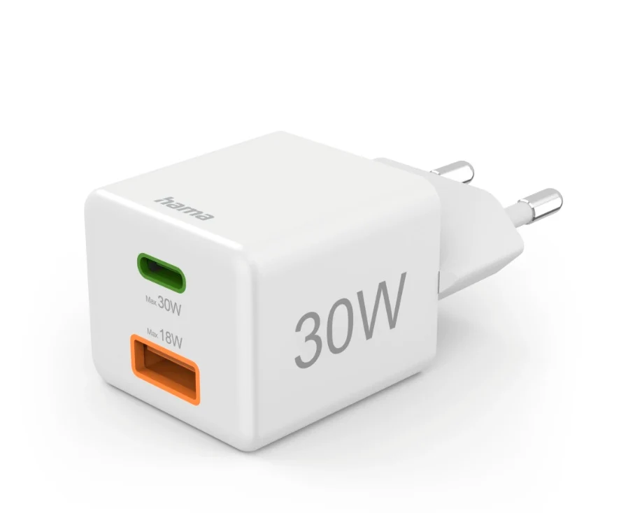 CARREGADOR HAMA 1*USB-C+, 30W - 201992