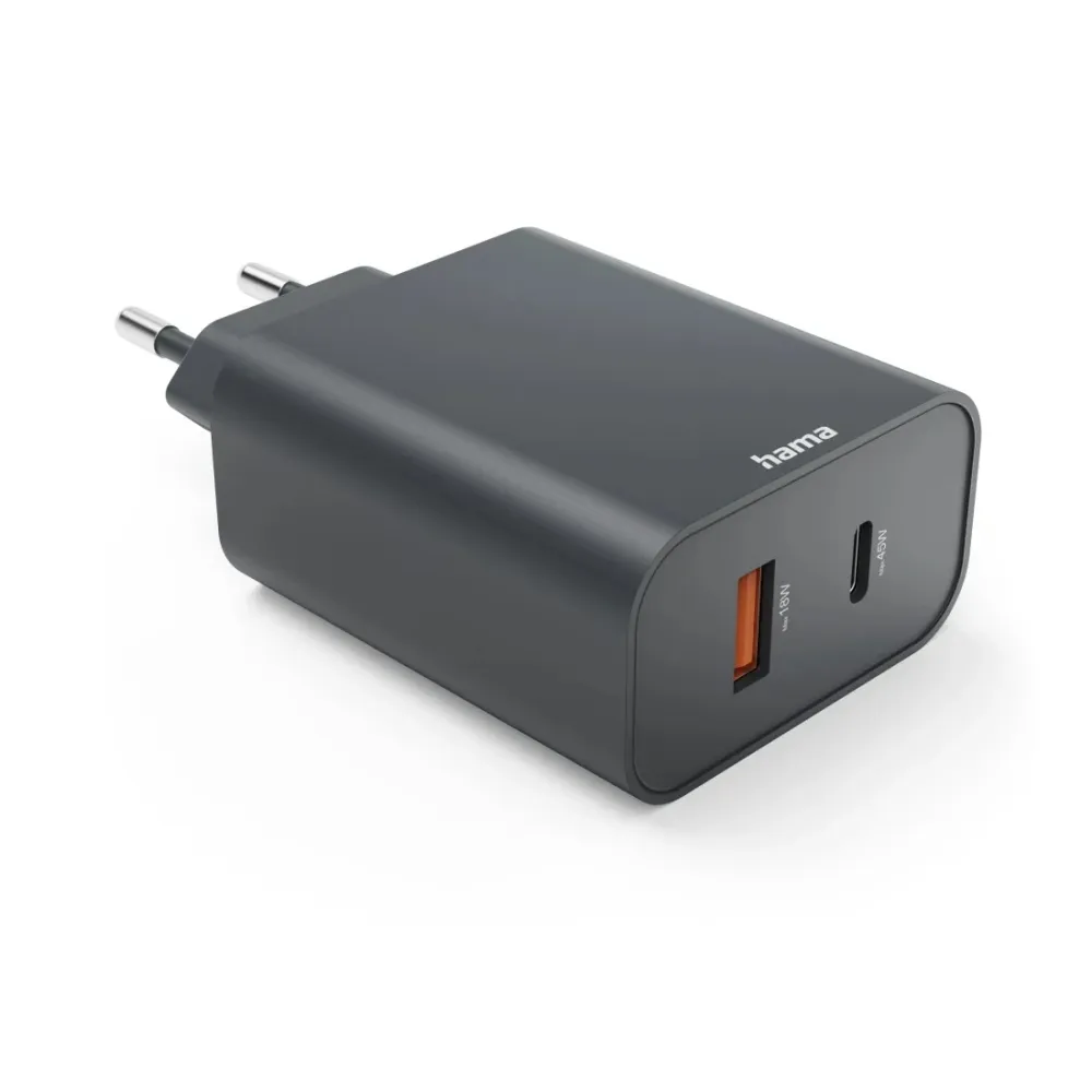 CARREGADOR HAMA USB-+C,PD,45W - 86444