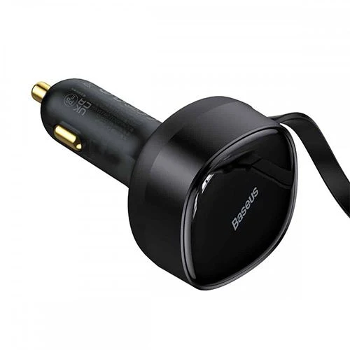 Carregador de Isqueiro Baseus Enjoyment - 30W - Preto
