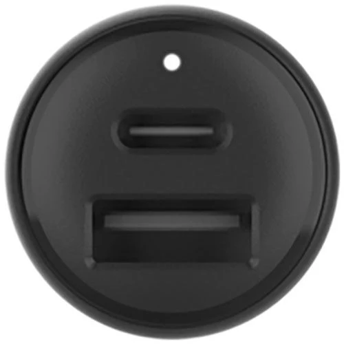 Carregador de Isqueiro Belkin BoostCharge Dual USB + USB-C - Preto