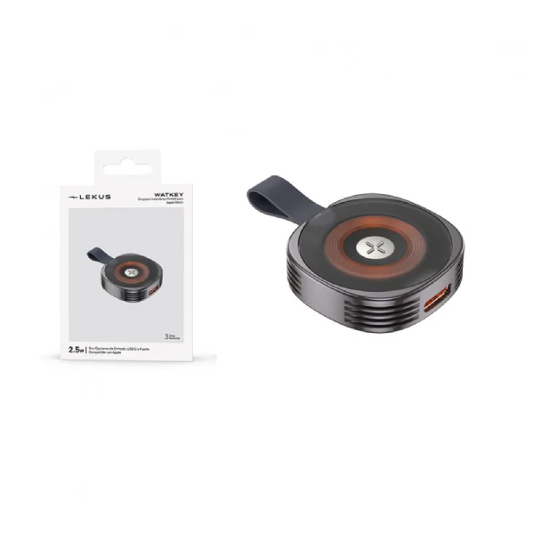 Carregador Magnetic Portátil Watkey Lekus Para Apple Watch Ultra 3 - Branco