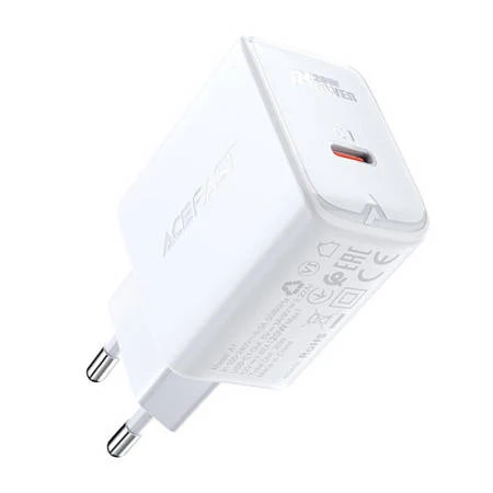 CARREGADOR DE PAREDE ACEFAST A1 PD20W. 1X USB-C