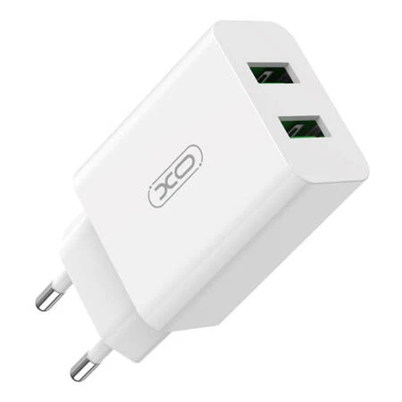 CARREGADOR DE PAREDE XO L119 2X USB-. 18W BRANCO