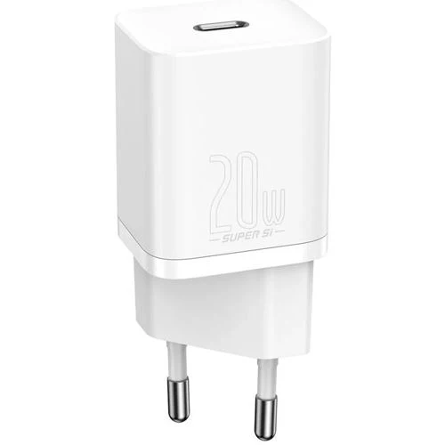 Carregador Rápido USB-C Baseus Super SI 20W - Branco