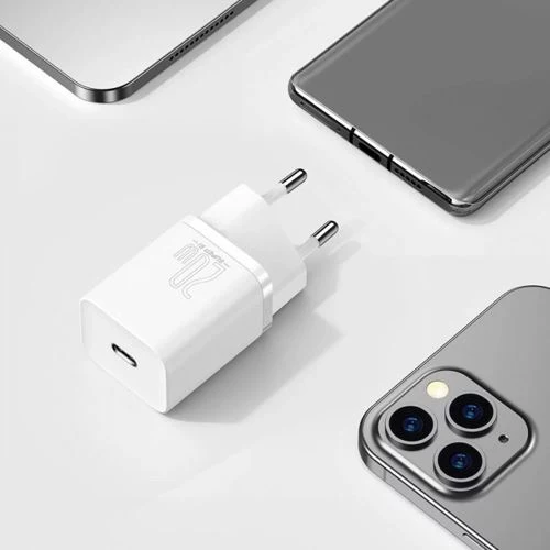 Carregador Rápido USB-C Baseus Super SI 20W - Branco