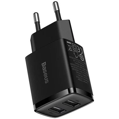 Carregador USB Baseus Compact Quick Charger - 10.5W - Preto