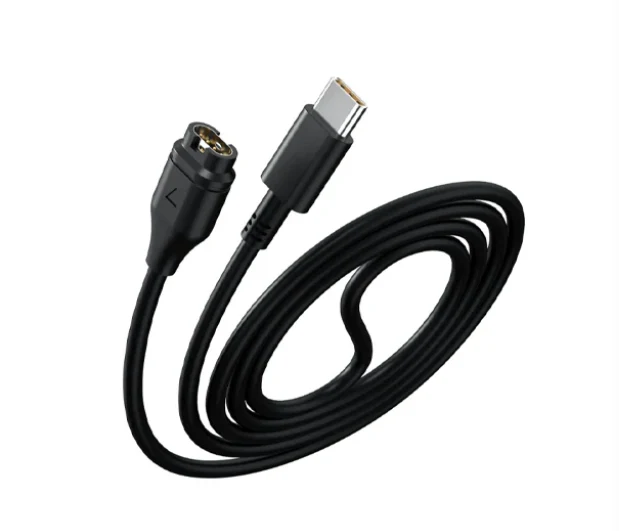 Carregador Usb Charger de SmartWatch para Garmin Approach S42 - Preto