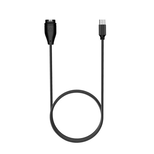 Carregador Usb Charger de Smartwatch para Garmin Fenix 8 - 47mm Solar Sapphire - Preto