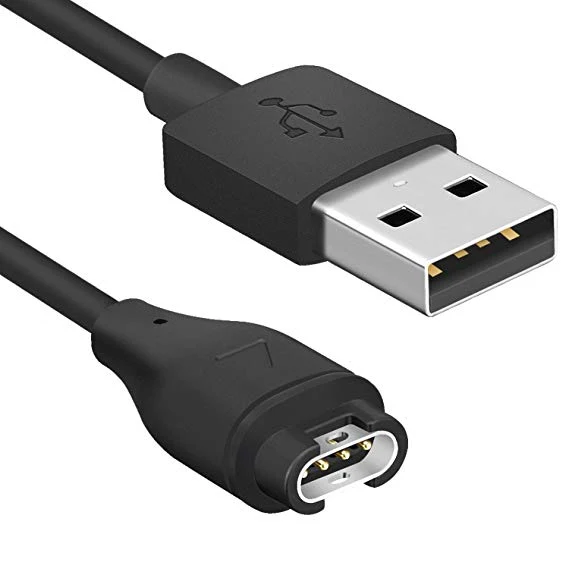 Carregador Usb Charger de SmartWatch para Garmin Forerunner 265 - Preto