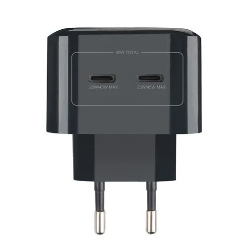 Carregador WeFix 2 x USB-C 45W - Preto