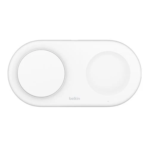 Carregador Wireless Belkin BoostCharge Pro 2 em 1 - Branco