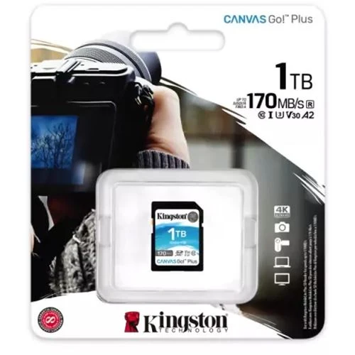 Cartão de Memória SDXC Kingston Canvas Go! Plus - 1TB