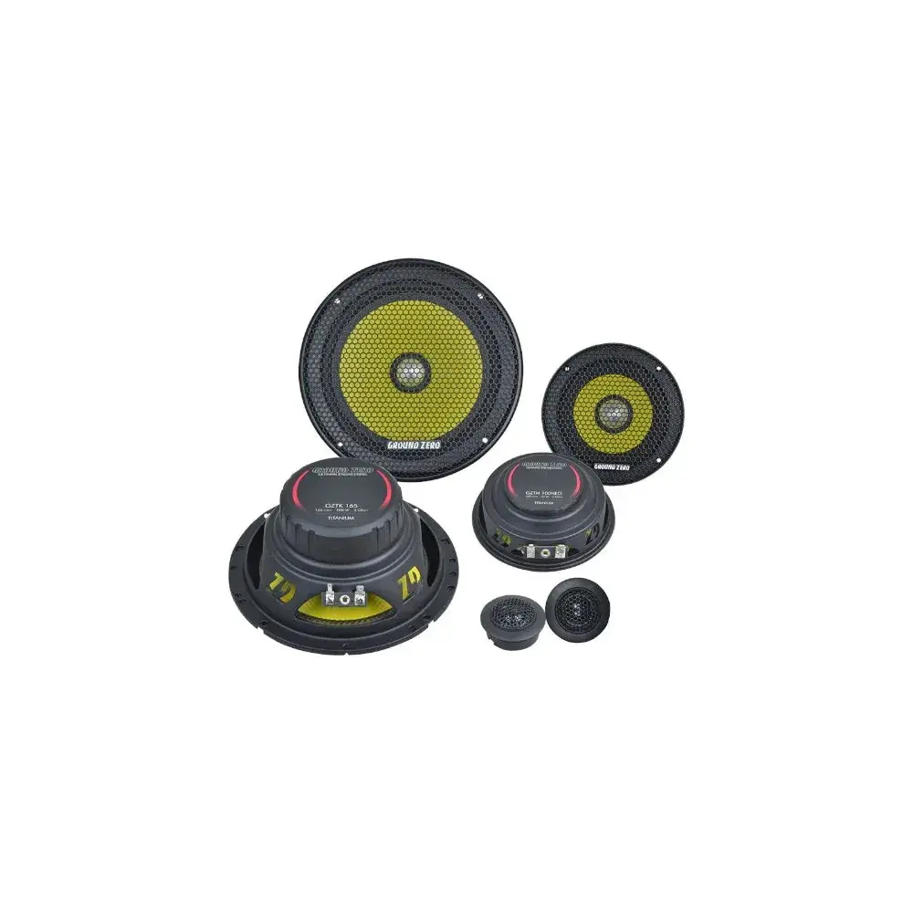 Colunas Ground Zero GZTC 165.3X-ACT 3 Vias Separadas | 16,5 cm (6.5”)