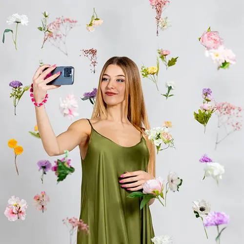 Cordão de Pulso para Smartphone Case and Me - Flores