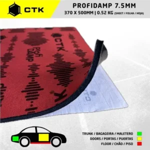 CTK Profidamp 7.5mm 370x500 - Isolamento de Chapa Pesado