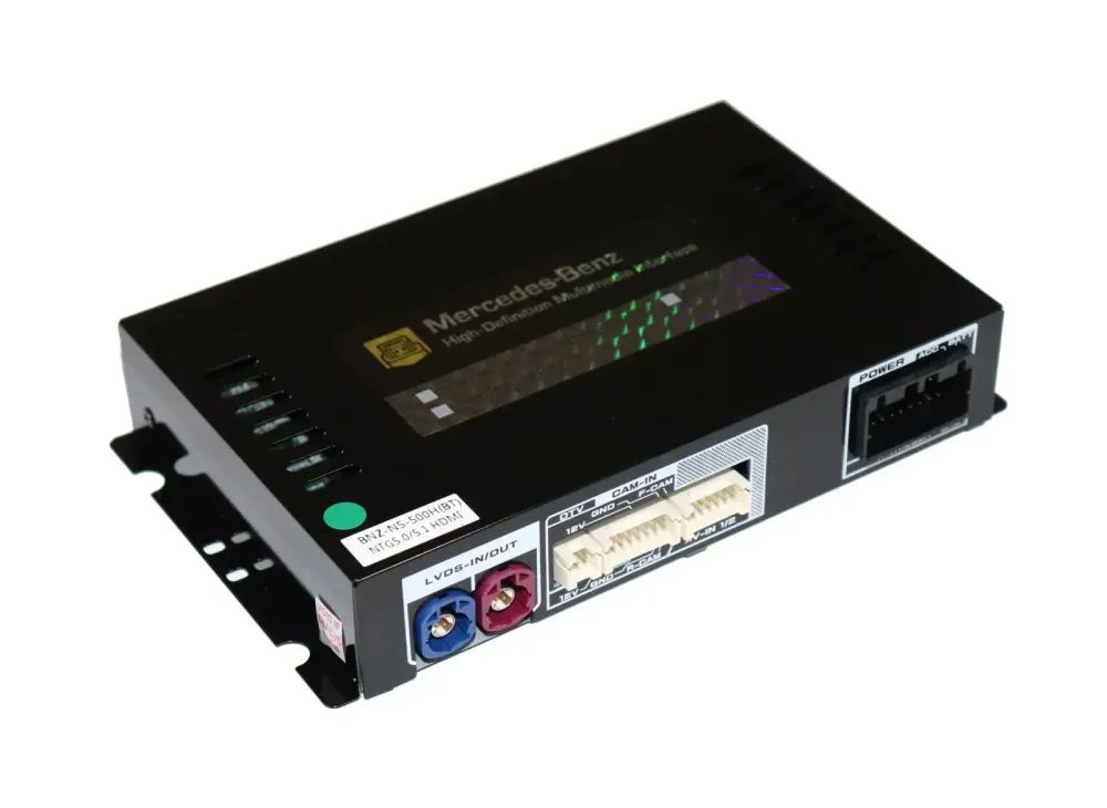Interface HDMI Camara Frontal Traseira Mercedes NTG5 Classe B C CLA CLS E ML GL GLS GLC GLE GLS S SLC V Vito AMG GT X