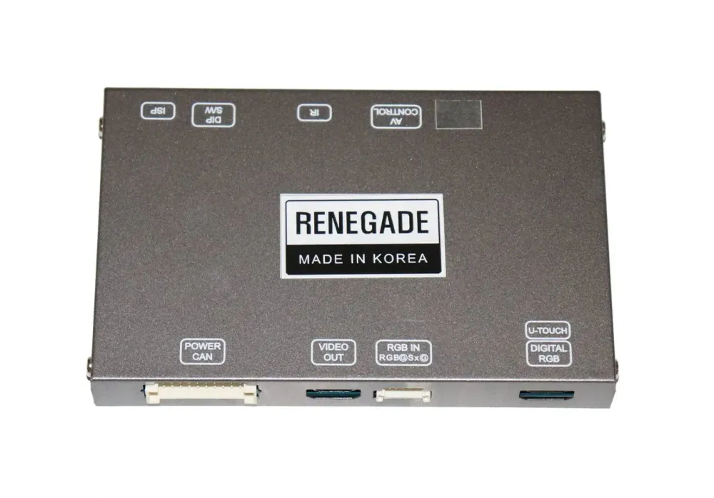 Interface Multimedia AV Video Camara Frontal Traseira Jeep Renegade UCONNECT 6.5"