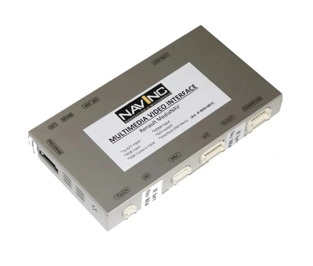 Interface Video Camara Traseira Dacia Dokker Duster Lodgy Logan Sandero MEDIA NAV