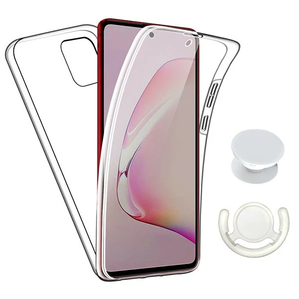 Kit Capa 3x1 360° Impact Protection + 1 GripHolder + 1 Suporte GripHolder Branco para Samsung Galaxy A02s