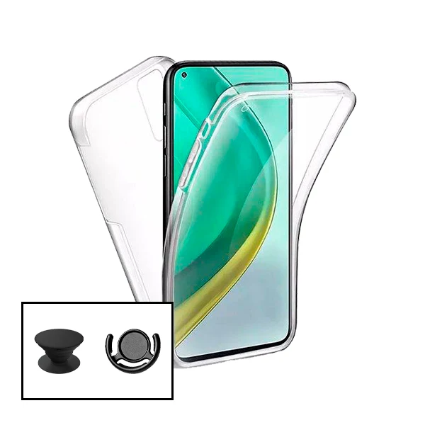 Kit Capa 3x1 360° Impact Protection + 1 GripHolder + 1 Suporte GripHolder Preto para Oppo A32