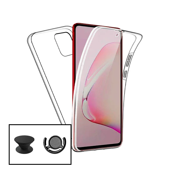Kit Capa 3x1 360° Impact Protection + 1 GripHolder + 1 Suporte GripHolder Preto para Samsung Galaxy A22