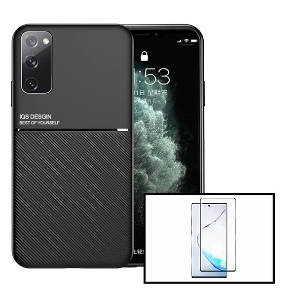 Kit Capa Magnetic Lux + Película Câmara Traseira para Samsung Galaxy S20 FE