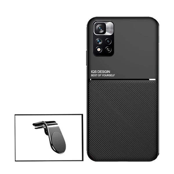 Kit Capa Magnetic Lux + Suporte Magnético L Safe Driving para Xiaomi 11i HyperCharge