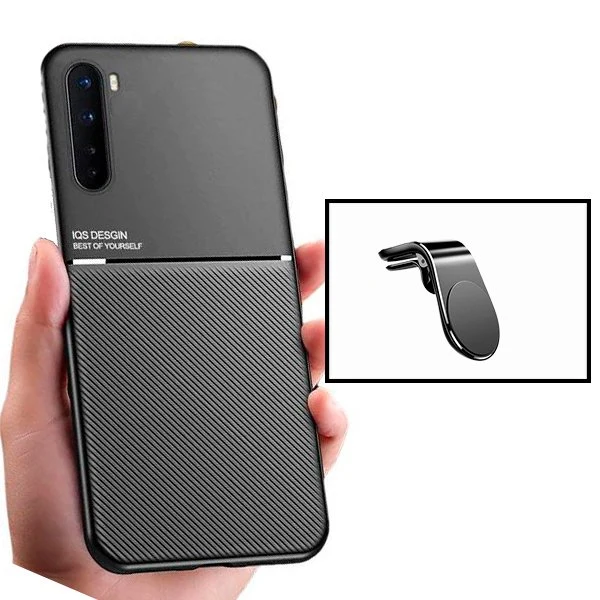 Kit Capa Magnetic Lux + Suporte Magnético L Safe Driving para Realme X3