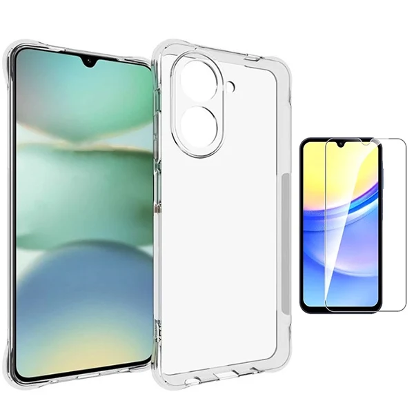 Kit Capa Superprotect Anti-Shock + Película de Vidro Clearglass PHONECARE Para Xiaomi Redmi A5 4G - Transparente