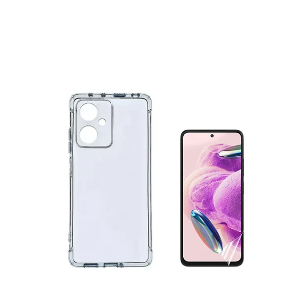 Kit Capa SuperProtect Anti-Shock + Pelicula Hydrogel Frente para Oppo A79 5G - Transparente