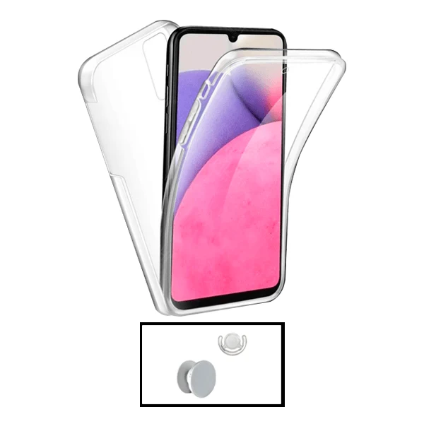 Kit Capa SuperProtect Anti-Shock + Pelicula Hydrogel Frente para Oppo A18 - Transparente