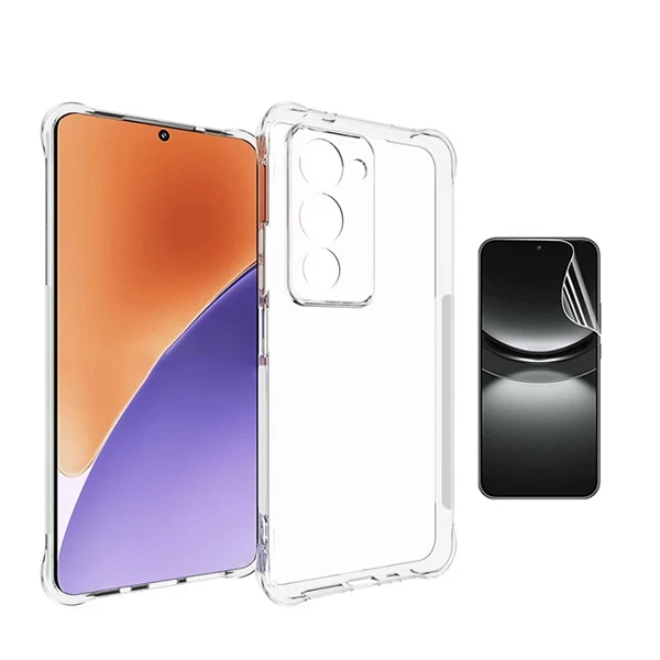 Kit Capa Superprotect Anti-Shock + Pelicula Hydrogel Frente PHONECARE Para Xiaomi Redmi 15 - Transparente