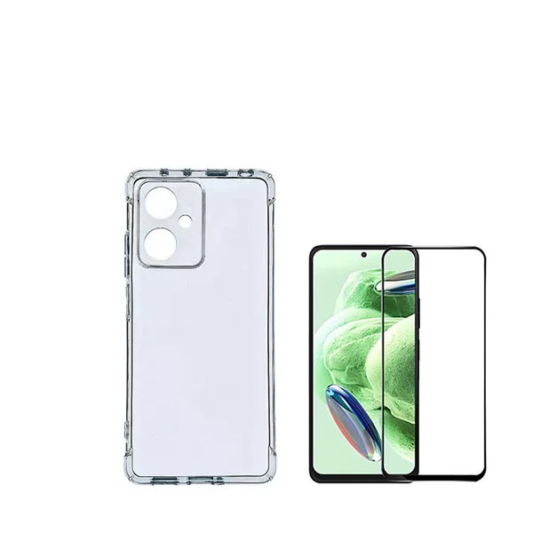Kit Capa SuperProtect Anti-Shock + Vidro Premium Full Cover para Oppo A79 5G - Transparente
