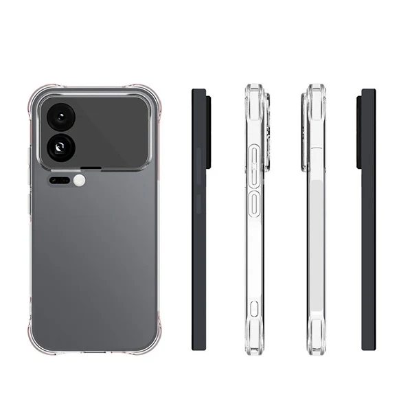Kit Capa Superprotect Anti-Shock + Vidro Temperado PHONECARE Para Xiaomi 17 Pro 5G - Transparente