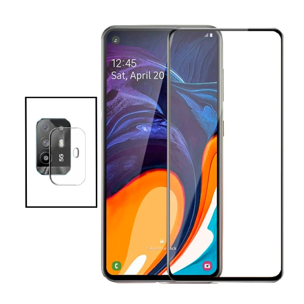 Kit Película de Camara Traseira + Vidro Premium Full Cover para Oppo A94 5G