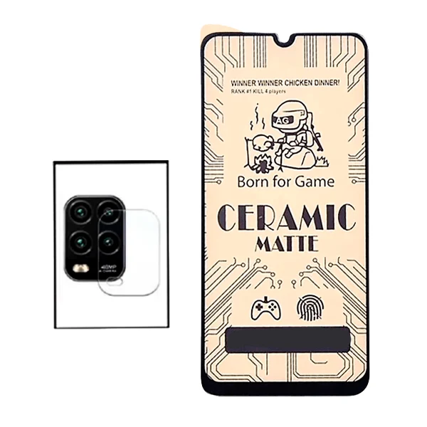 Kit Película CeramicGlass + Película de Camara para Xiaomi Mi 10 Lite 5G