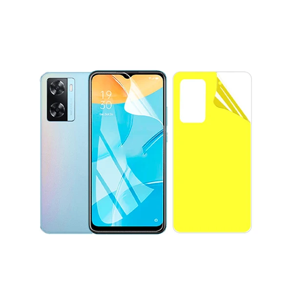 Kit Película Hydrogel Full Cover Frente e Verso para Oppo A57 4G - Transparente