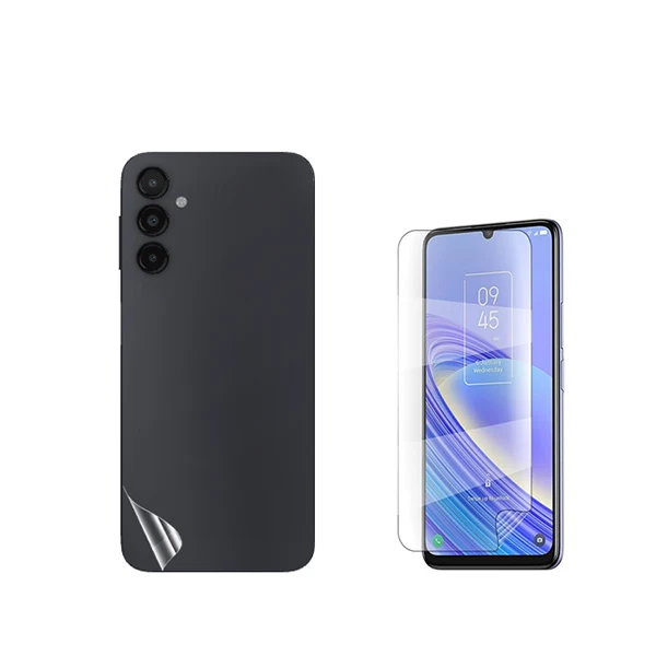 Kit Película Hydrogel Full Cover Frente e Verso para Samsung Galaxy A15 5G - Transparente